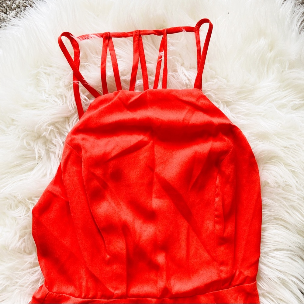 Moon Collection | Coral Strappy Back Dress - Picture 5 of 7